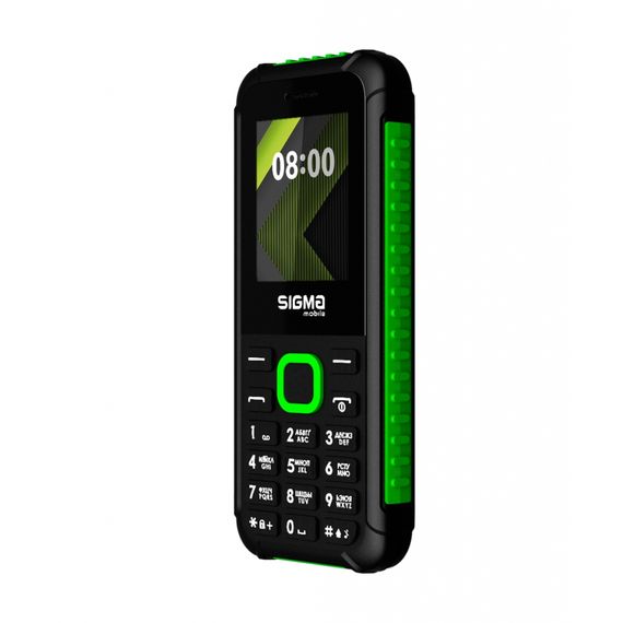 Мобільний телефон Sigma X-style 18 Track Black-Green (4827798854433) | Зображення 1