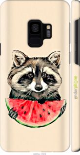 Чохол на Samsung Galaxy S9 Єнотик з кавуном "4605m-1355-2448"