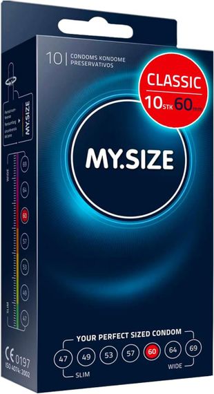 Презервативи - My.Size Pro 60, 10 шт. Sex Aura