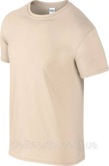 Футболка чоловіча Gildan Softstyle Бежевый XL