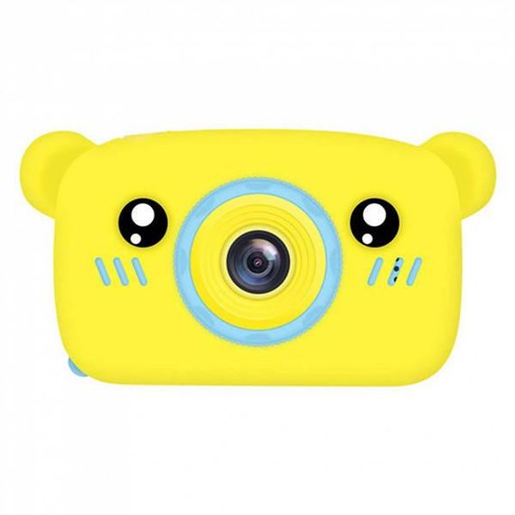 Дитячий фотоапарат у чохлі Ведмедик Camera Жовтий