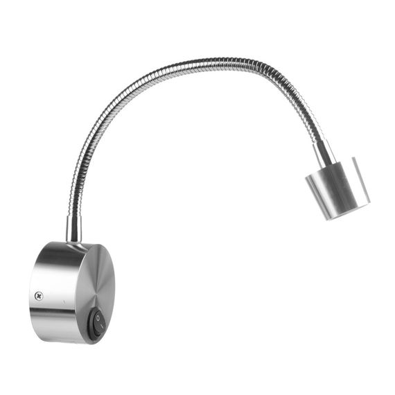 Светильник настенный накладной LED на гибкой ноге LED-14/1W HSL AL