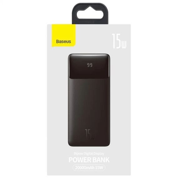 Портативний зарядний пристрій Baseus Bipow Digital Display 15 W 20000 mAh (PPDML-J) | Зображення 2