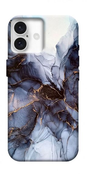 Чохол з картинкою Чорно-білий мармур для Apple iPhone 16 Plus