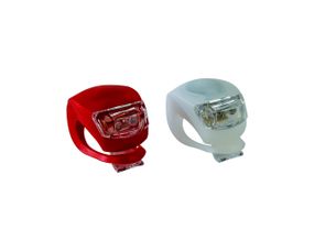 Фонарь велосипедный LED Light Set HJ008-2 Bike Light Red/White