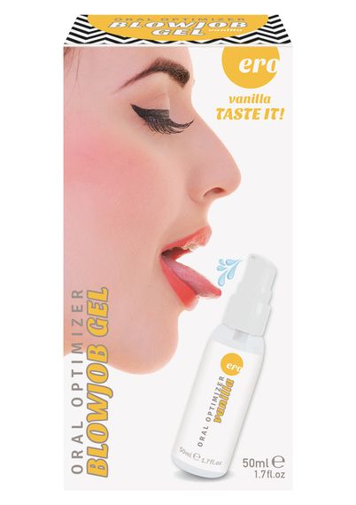 Оральний лубрикант Ero Oral Optimizer Blowjob Gel, ваніль, 50 мл | Зображення 1