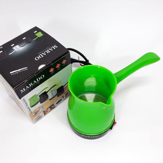 Електрична турка з автовідключенням під час закипання для кави Marado MA-1625. Колір: зелений | Зображення 3