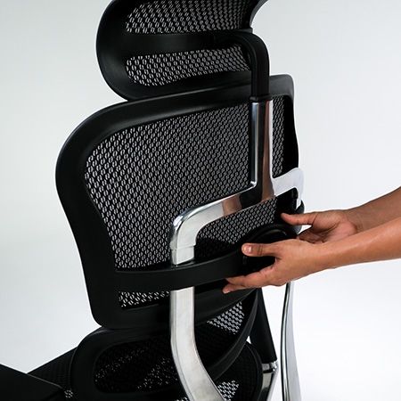 Кресло компьютерное ERGOHUMAN ELITE 2 (EHE2-AB-HAM-5D-L) BLACK | Зображення 1