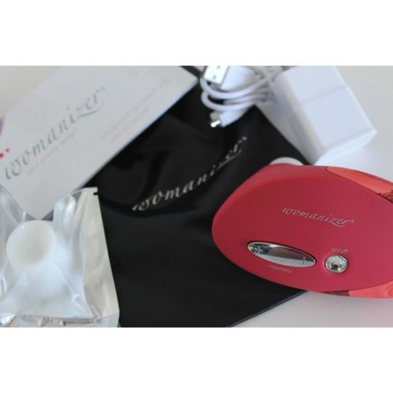 Кліторальний стимулятор Womanizer Pro W-500, червоно-рожевий Sex Aura | Зображення 6