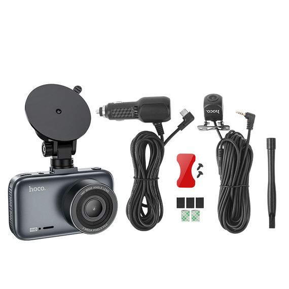 Відеореєстратор Hoco DV6 Driving recorder with 3-inch display (with rear camera) | Зображення 7