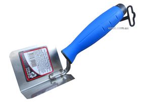Кельма кутова внутрішня з нержавійки PROFI 80 х 60 мм VIROK (14V120)