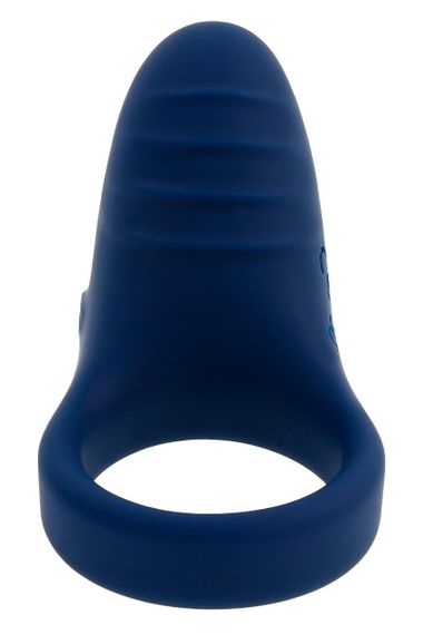 Эрекционное виброкольцо Evolved Playboy синее, 7.8 см Sex Aura | Зображення 4