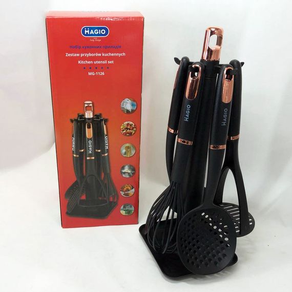 Набір ополоників для кухні, Кухонні набори на підставці, Незвичайне кухонне приладдя RL-27 | Зображення 4