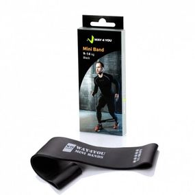 Еспандер для ніг Mini Bands Way4you w40015 чорний, 9-14 кг