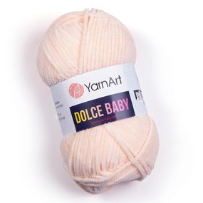 Пряжа YarnArt Dolce Baby 779 светло-бежевая ярнарт дольче беби плюшевая
