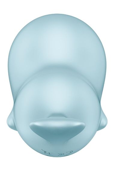 Вакуумный стимулятор Satisfyer Sassy Seal с вибрацией, голубой, 9.5 см Sex Aura | Зображення 2