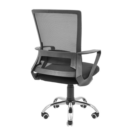 Крісло Робін Хром Піастра Сітка чорна | Зображення 3