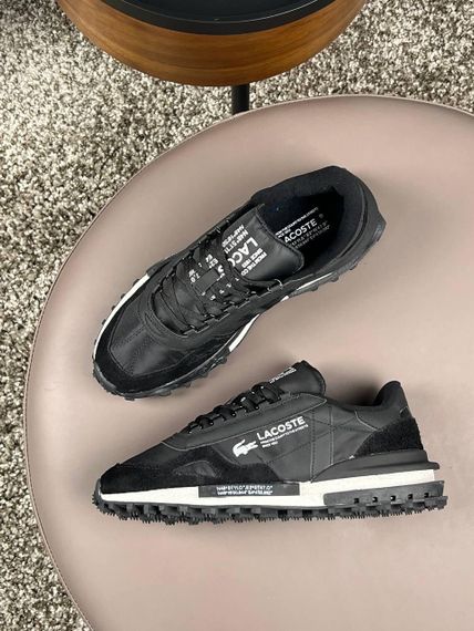Чоловічі кросівки Lacoste Elite Active PRM Black White (топ якість) A4392 43 27,5