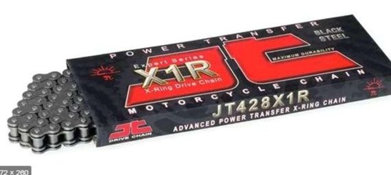 Цепь трансмиссии   428-140H   X-Ring X1R   (сальниковая) (JTC428X1R140SL) (до 250 см3)   (Япония)   JT