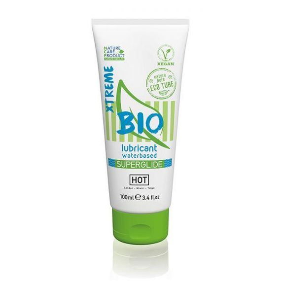 Лубрикант на водній основі Hot Bio lubricant Superglide Xtreme, 100 мл sexstyle