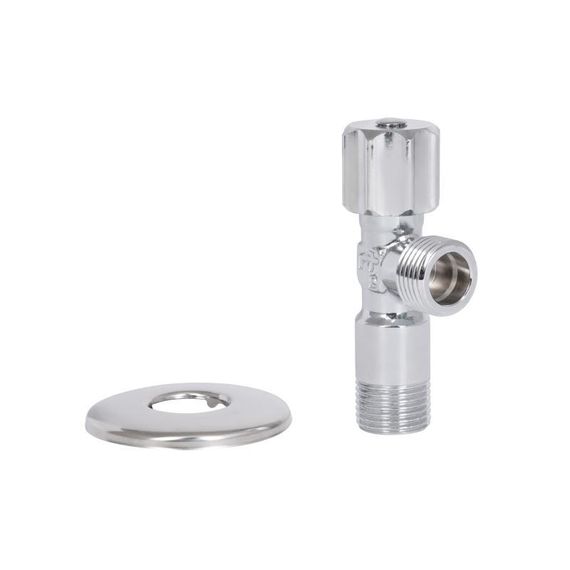 Кран кутовий Thermo Alliance Standart (ручка шестигранник) з вент.буксою 1/2"Н х 1/2"Н SF3441515 | Зображення 6