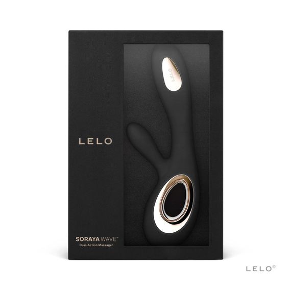 Вібратор-кролик LELO Soraya Wave Black, манливі рухи стовбура Sex Aura | Зображення 7