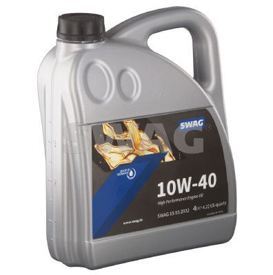 Моторна олива напівсинтетична Swag SAE 10W40 4L, SW 15932932
