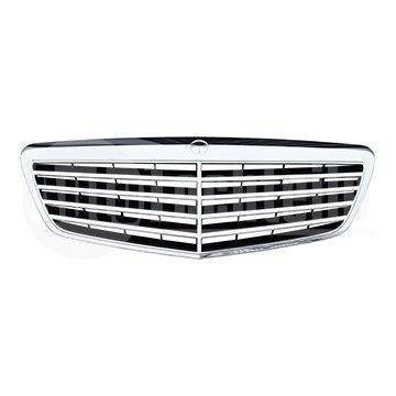 Решетка радиатора Mercedes Benz W221 09-13 (хром/чёрн.), AutoTechteile, 140 8832, 140 8833