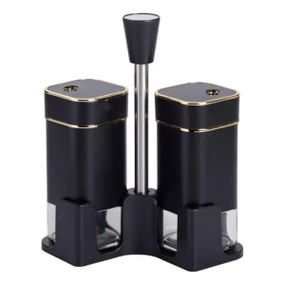 Набор для специй на подставке 2 баночки для соли и перца по 120 мл HP-1305