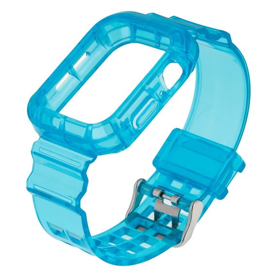 Ремінець для Apple Watch Band Color Transparent + Protect Case 44 mm | Зображення 1