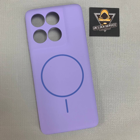 Чохол Motorola Edge 60 Fusion MagSafe SoftTouch М'який Протиударний Бузковий