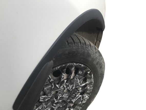 Накладки на арки (4 шт, чорні) для Fiat Doblo II 2005-2010 рр