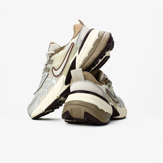 Демісезонні кросівки Nike шкіра + текстиль колір бежевий | Зображення 3