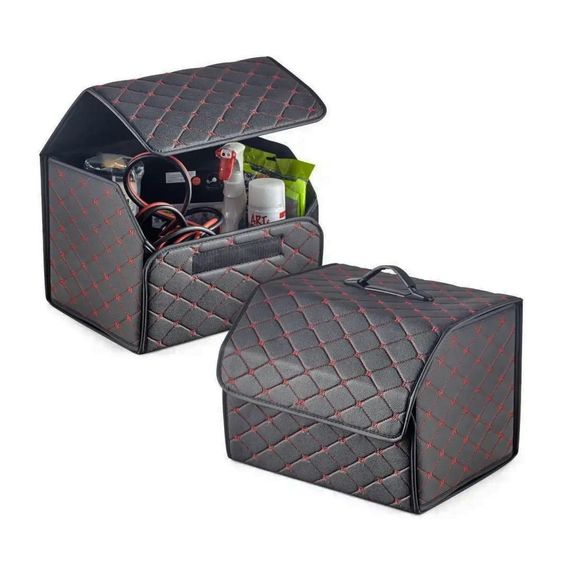 Органайзер автомобильный Primolux ORG-02 саквояж в багажник 40x31x28 см - Black/Red | Зображення 2