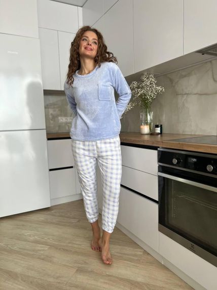 Пижама женская Голубая 2XL (2530) | Зображення 1