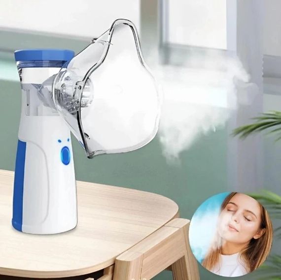 Портативный небулайзер Mesh Nebulizer JSL-W302 ∙ Ультразвуковой ручной ингалятор + 2 маски для домашнего использования | Зображення 3