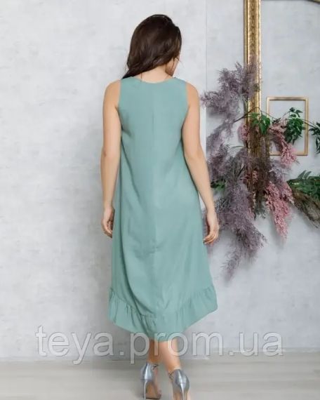 Плаття для жінок колір м'ятний розмір S FI_007211 | Зображення 2