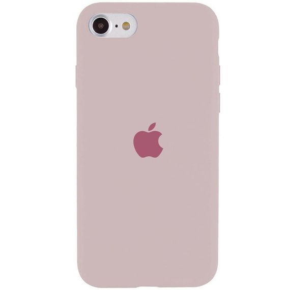 Чохол Silicone Case Full Protective (AA) для Apple iPhone SE (2020) Сірий / Lavender