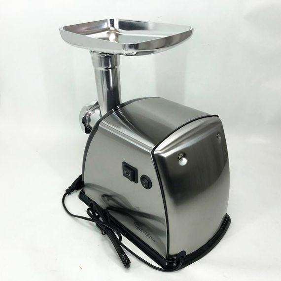 Електром'ясорубка соковитискач для томатів Suntera SMG-5454SS / IE-367 М'ясорубка металева | Зображення 3