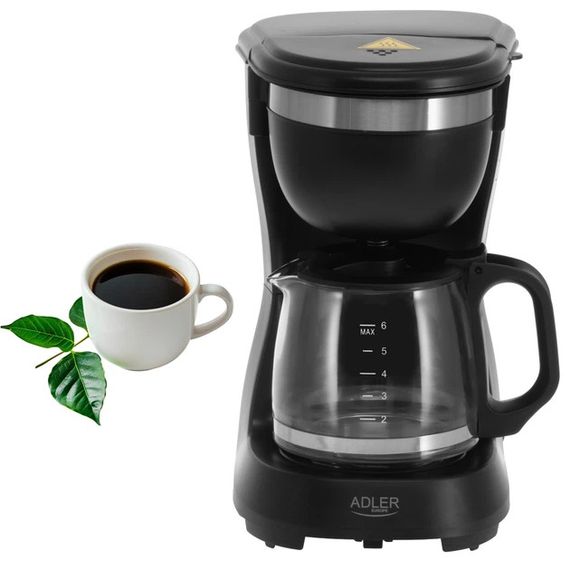 Кавоварка крапельна Adler AD 4381 black 600 Вт чорна | Зображення 4