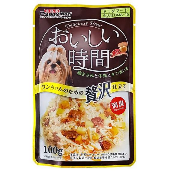 DoggyMan Low Fat Chicken & Beef доггимен курица з яловичиною в желе консерви для собак, вологий корм, пауч 100г