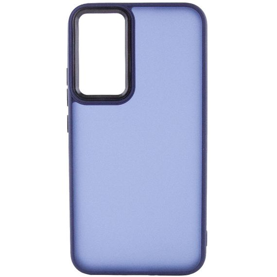 Чохол TPU+PC Lyon Frosted для Samsung Galaxy S24 Ultra Navy Blue | Зображення 1
