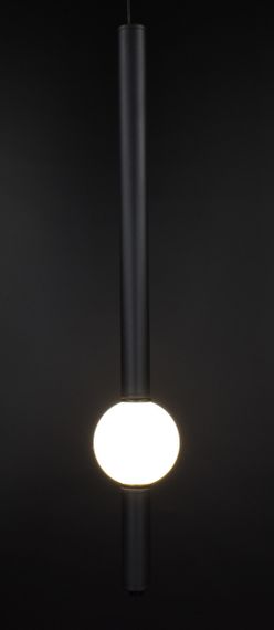 Люстра світлодіодна підвісна LED світильник для квартири на стелю лед 26967 Чорний 65-180х10х10 см. | Зображення 2