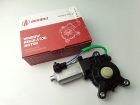 Мотор склопідіймача переднього Lanos лівий, AURORA (WRM-DW0010LH) пласт. шестірня (96430355/964303)