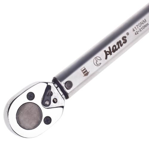 Динамометричний ключ 1/2"DR 42-210HM, 460мм, 1340г (4170Nm) HANS | Зображення 2