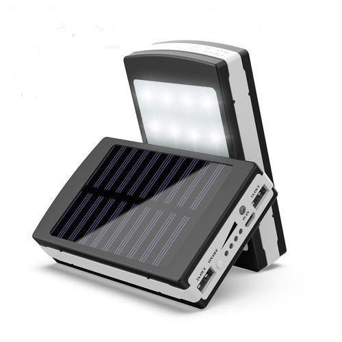 УМБ Power Bank Solar 10000 mAh мобільне зарядне із сонячною панеллю та лампою, зовнішній акумулятор