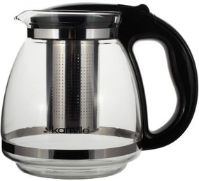 Чайник скляний заварювальний Kamille 1500мл зі знімним ситечком (0780l)