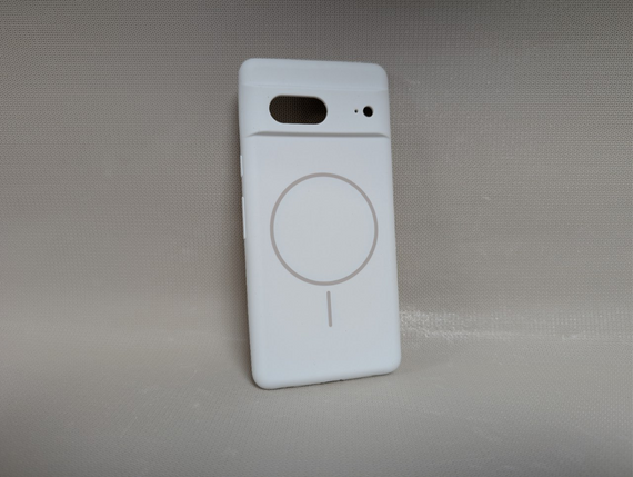 Чохол для Google Pixel 7 / Гугл Піксель 7 Lakshmi Soft Touch, протиударний, з магнітним кільцем (магфіт), TPU, білий