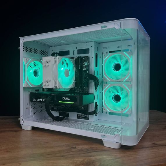 Збірка на замовлення: ігровий ПК AeroCool P300C Tower / AMD Ryzen 5 8400F (6 (12) ядер по 4,2 - 4,7 ГГц) / 32 ГБ DDR5 / 1000 ГБ SSD M.2 / nVidia GeForce RTX 5060, 8 ГБ GDDR7, 128-bit / 650 Вт | Зображення 2