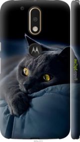 Чохол на Motorola MOTO G4 PLUS Димчастий кіт "825m-953-2448"